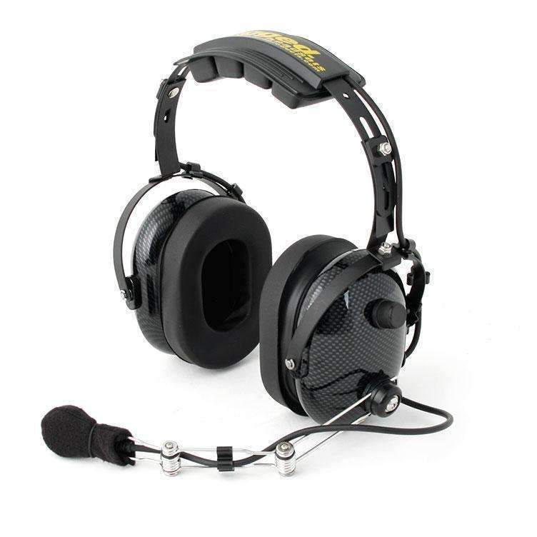 Rugged Radios RGRH22-CF Headset Over The Head H22 2-Way Black CF