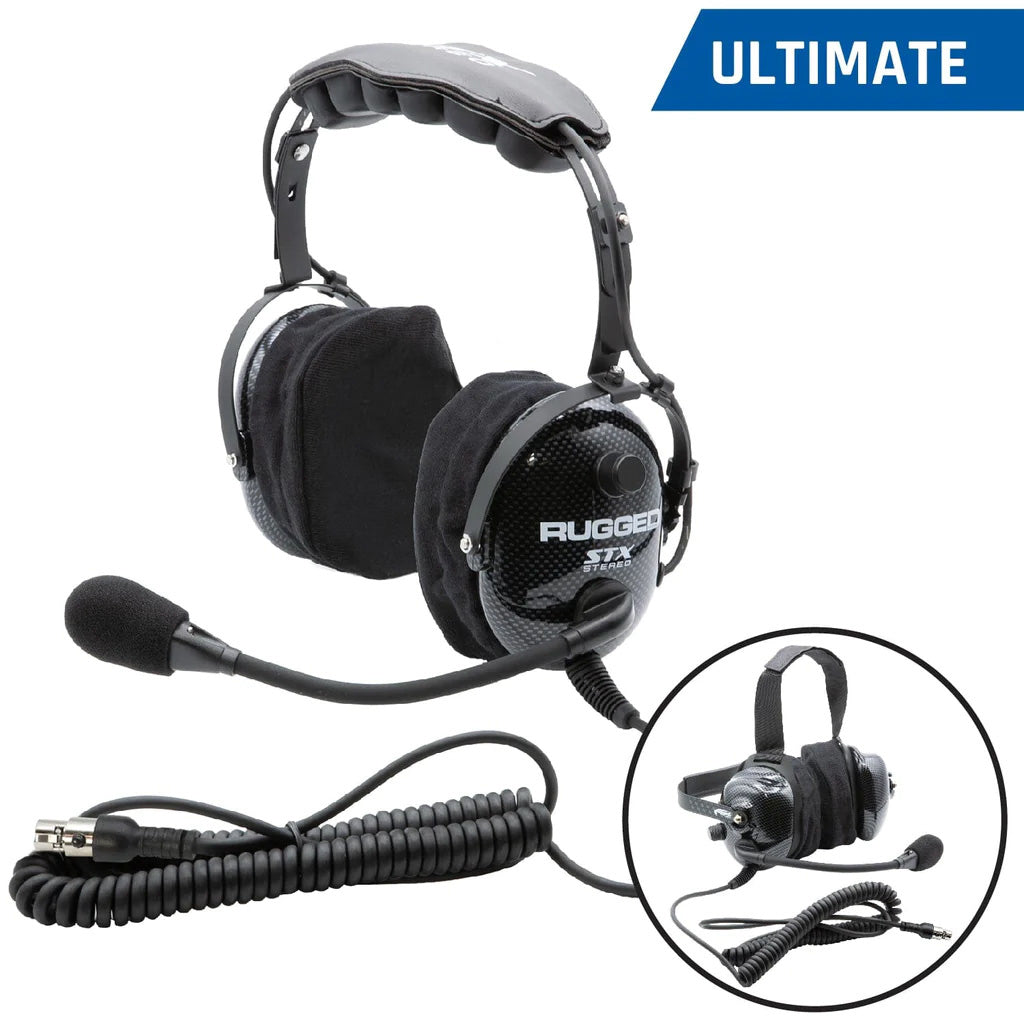 Rugged Radios RGRH22-STX Headset Over The Head Ultimate Offroad Plug