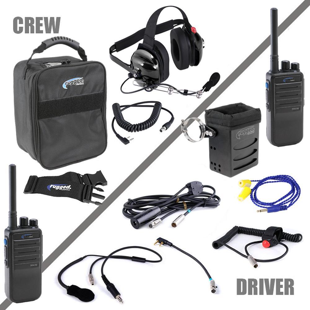 Rugged Radios RGRIMSA-RDH-U Radio System Complete Team IMSA 4C Digital UHF