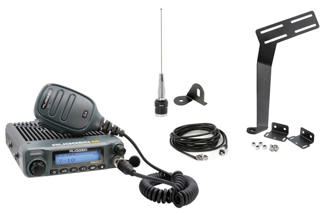 Rugged Radios RGRJKU-G4 GMRS Mobile Radio Kit Jeep Wrangler 2007-10