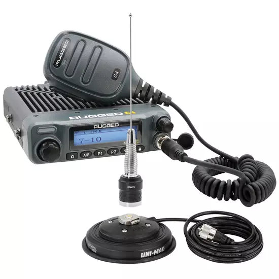 Rugged Radios RGRRK-G4 GMRS Mobile Radio Kit Rambler G4 w/Antenna