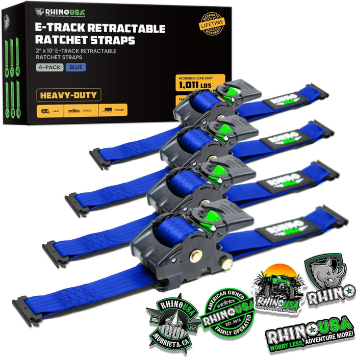 Rhino USA TD-RSRE2X10-ETRK-4BLU RSA Straps