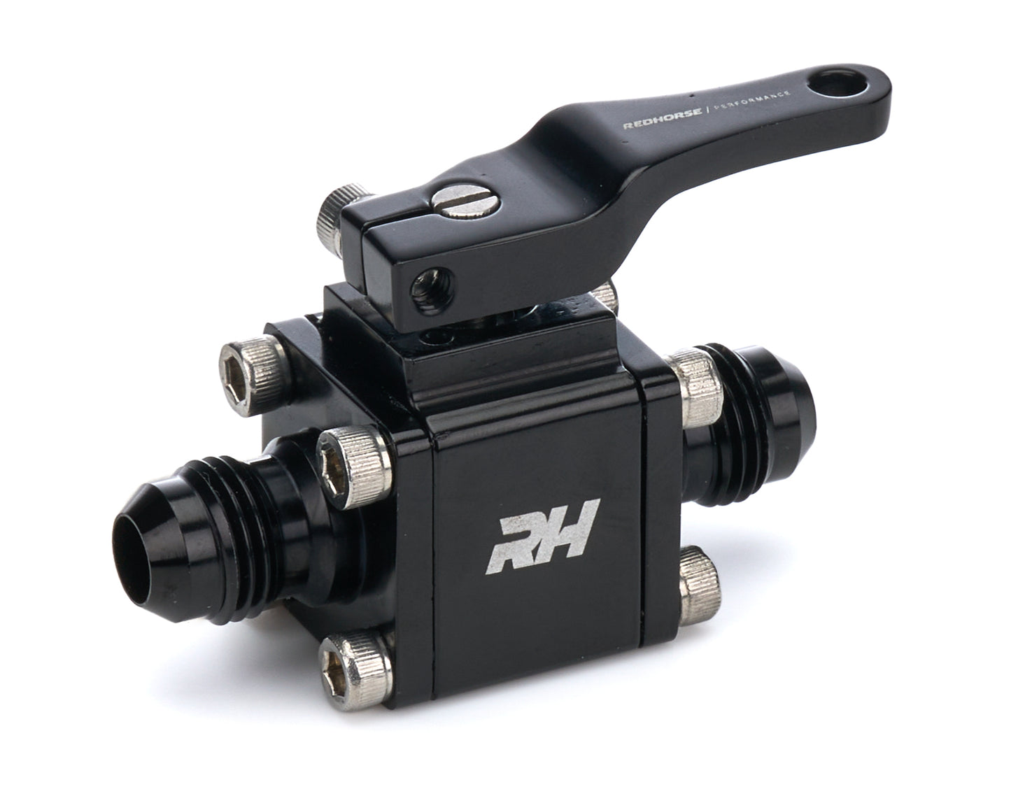 Redhorse Performance RHP4675-06-06-2 Inline Shut Off Valve 6AN Male Inlet/Outlet