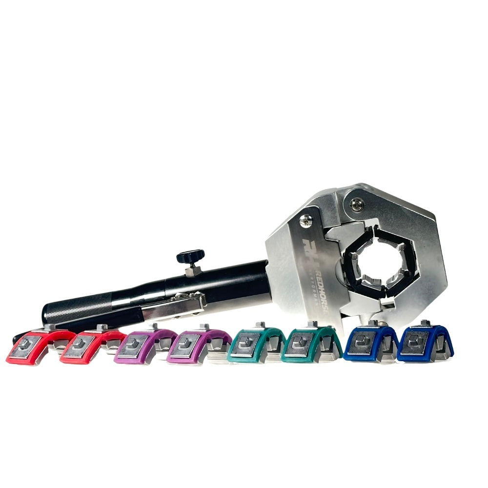 Redhorse Performance RHPRHP-HCM-888-2 Portable Crimp Tool Master Set Hyd Hand Pump
