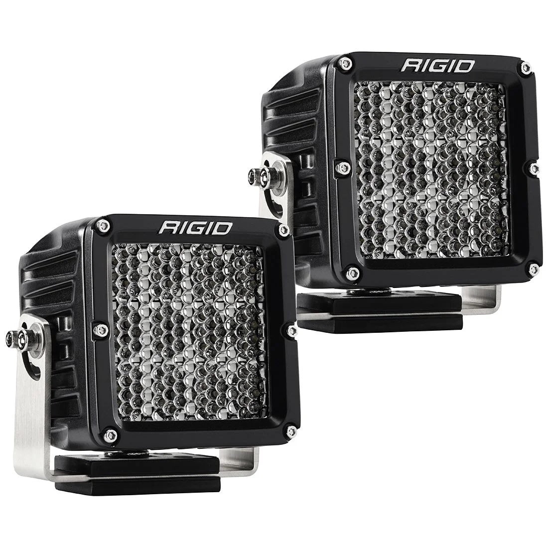 Rigid Industries RIG322713 LED Light 4x4in D-XL Pro Series Diffused Pair