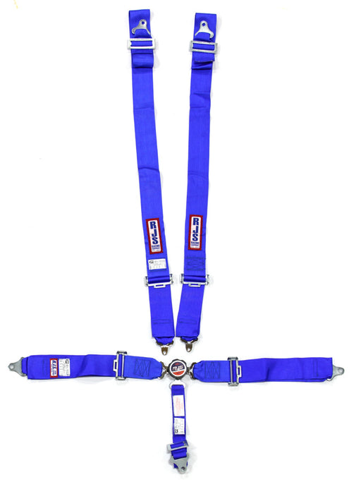 Rjs Safety RJS1034103 5 Pt Harness System Q/R Blue Roll Bar 2in