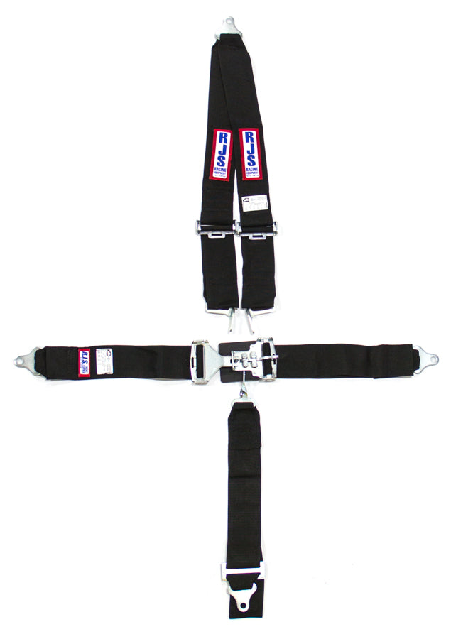 Rjs Safety RJS1126201 5-PT Harness System BK Roll bar MT 3IN Sub