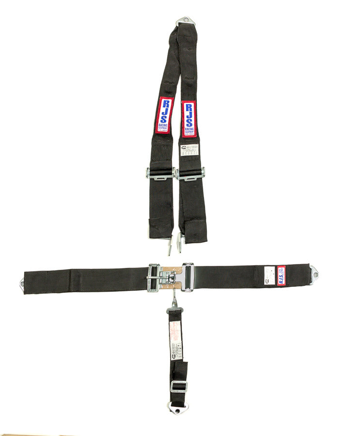 Rjs Safety RJS1139801 5-pt Harness System L&L w/Hans BK