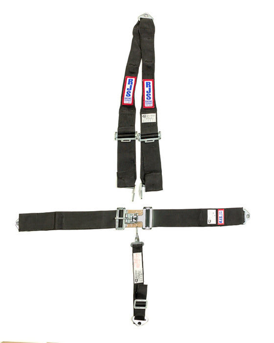 Rjs Safety RJS1139801 5-pt Harness System L&L w/Hans BK