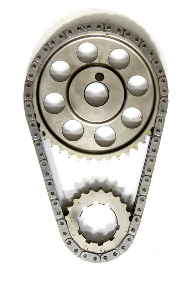 Rollmaster-romac ROLCS3020 SBF Billet Roller Timing Set w/Shim & Nit. Sprkts