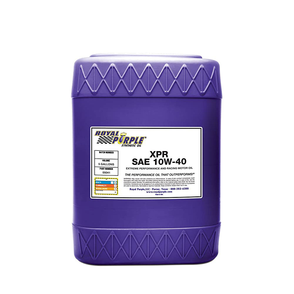 Royal Purple ROY05041 Synthetic Racing Oil XPR 5-Gallon (10W40)