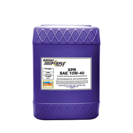 Royal Purple ROY05041 Synthetic Racing Oil XPR 5-Gallon (10W40)