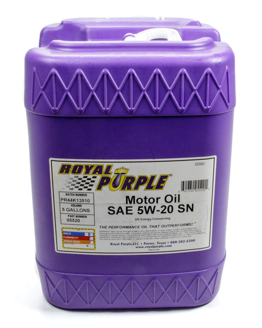 Royal Purple ROY05520 Multi-Grade Motor Oil 5w20 5 Gallon Pail