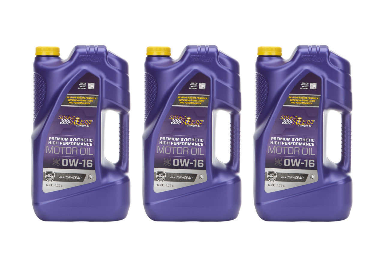 Royal Purple ROY53016 0w16 API Oil Full Synthetic Case 3x5 Quart