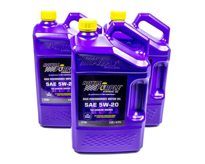 Royal Purple ROY53520 5W20 Multi-Grade SAE Oil 3x5-qt Bottles