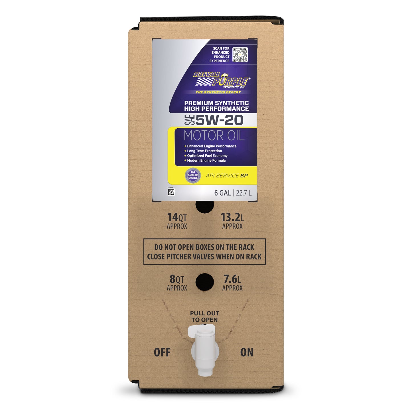 Royal Purple ROY60520 Multi-Grade Motor Oil 5w20 SAE 6 Gallon Box