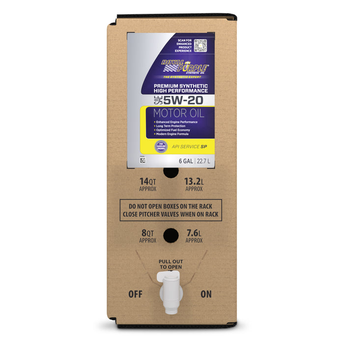 Royal Purple ROY60520 Multi-Grade Motor Oil 5w20 SAE 6 Gallon Box