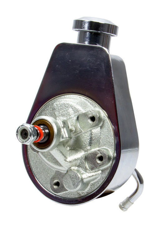 Racing Power Co-packaged RPCR3913 Saginaw Power Steering Pump Chrome