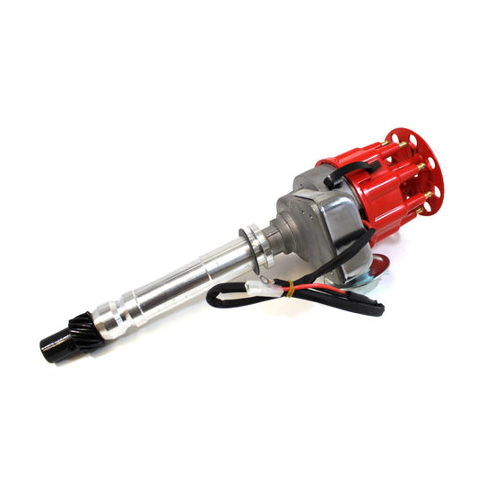 Racing Power Co-packaged RPCR3924 SB/BB Chevy Small Cap Distributor - Red