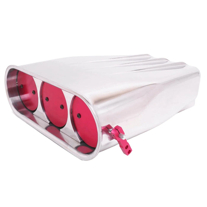 Racing Power Co-packaged RPCR5221 Street Hood Scoop Finned Polished