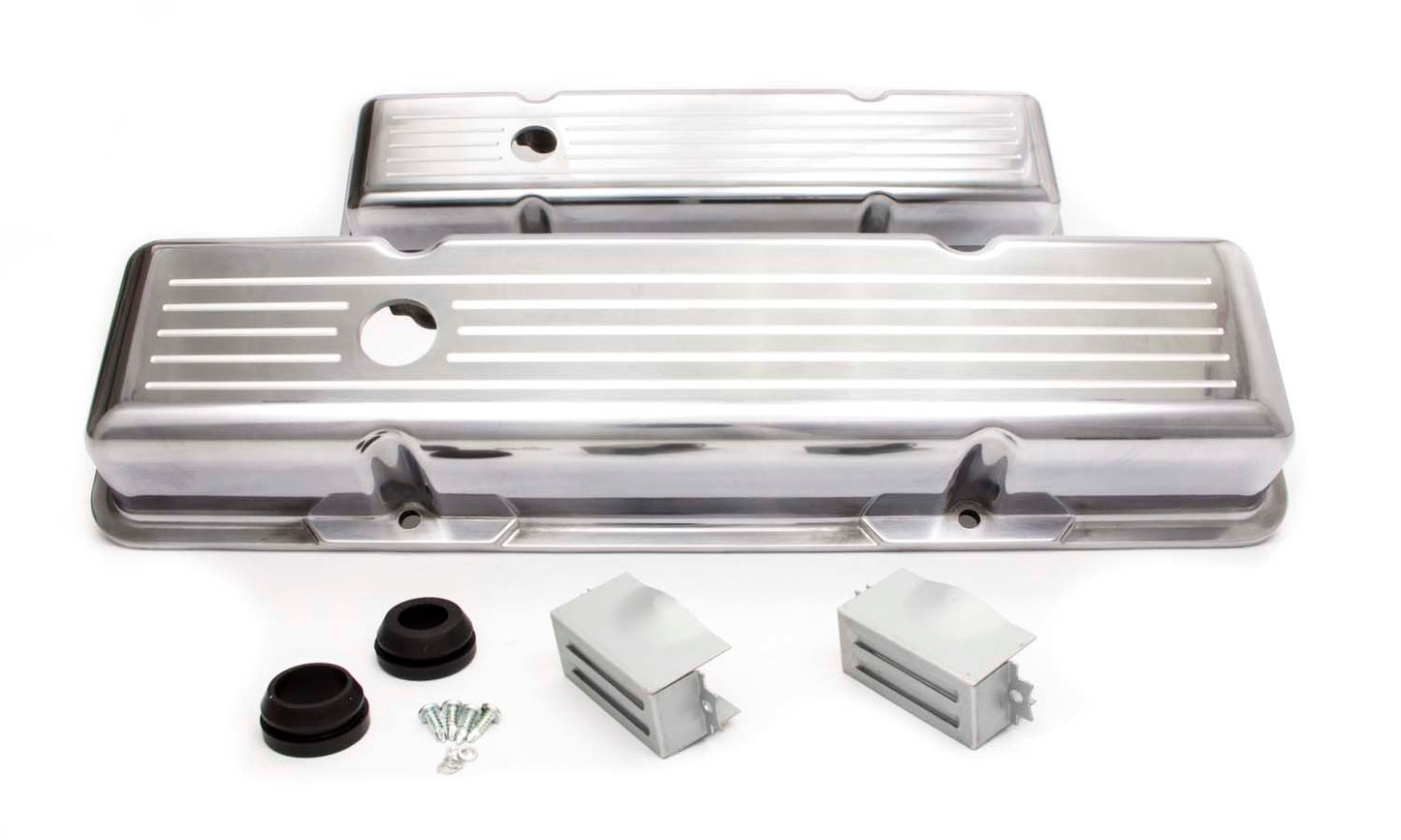 Racing Power Co-packaged RPCR6131 SBC Alum Short V/C Ball Milled Polished