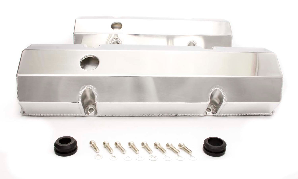 Racing Power Co-packaged RPCR6145POL SBC Alum Fabricated Tall V/C Polished