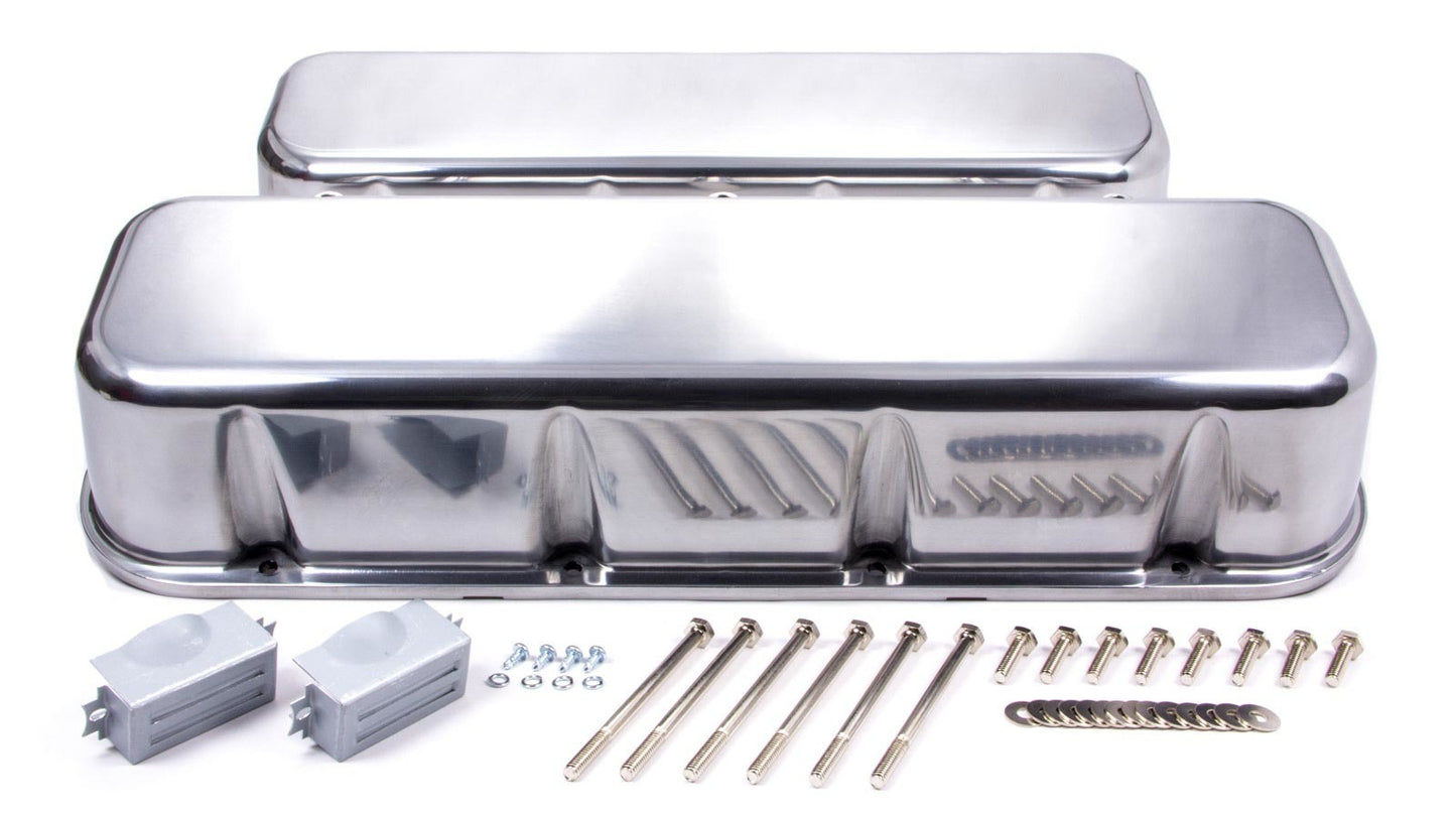 Racing Power Co-packaged RPCR6230-1 BBC Alum Tall V/C Plain Polished