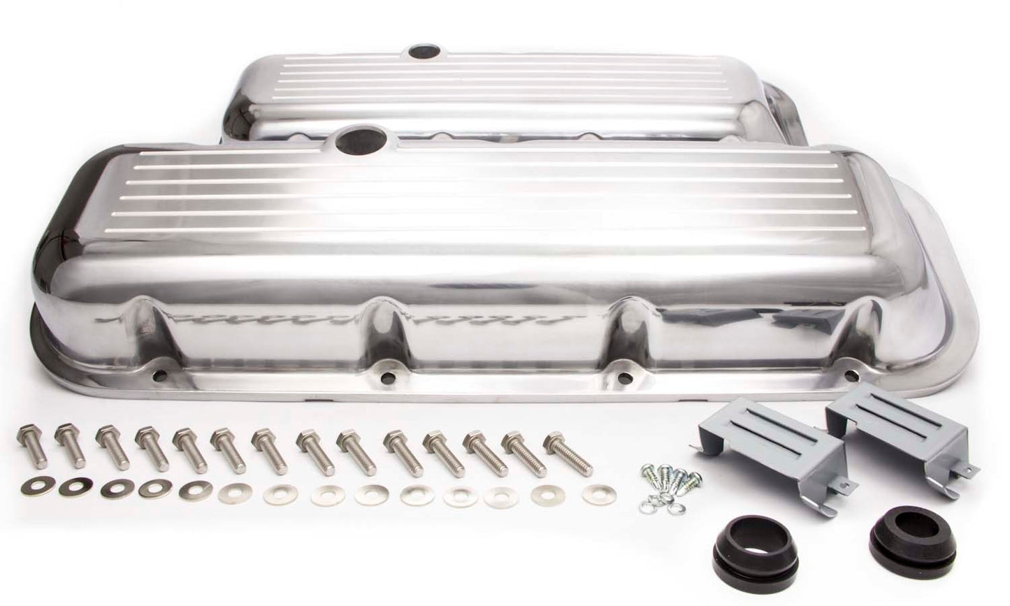 Racing Power Co-packaged RPCR6231 BBC Alum Short V/C Ball Milled Polished