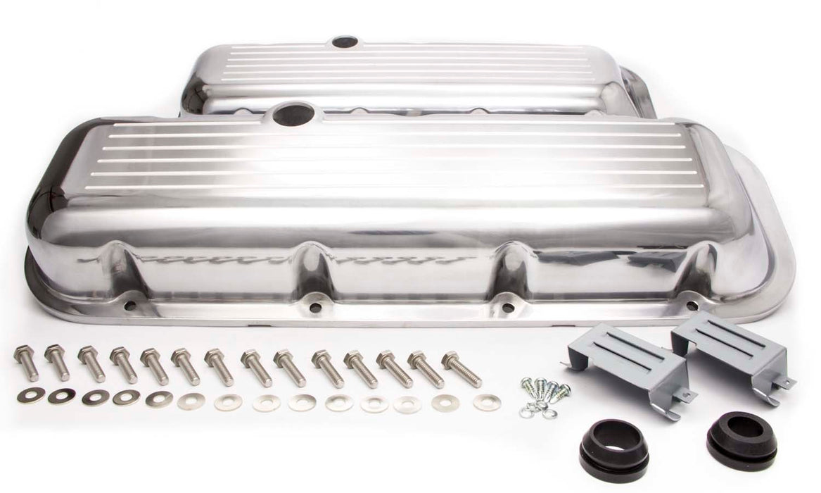 Racing Power Co-packaged RPCR6231 BBC Alum Short V/C Ball Milled Polished