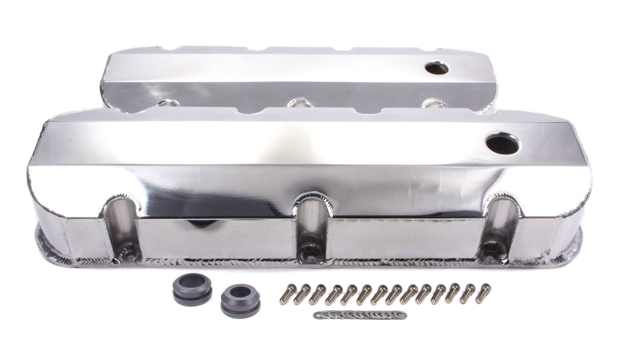 Racing Power Co-packaged RPCR6248POL BBC Alum Fabricated Tall V/C Polished