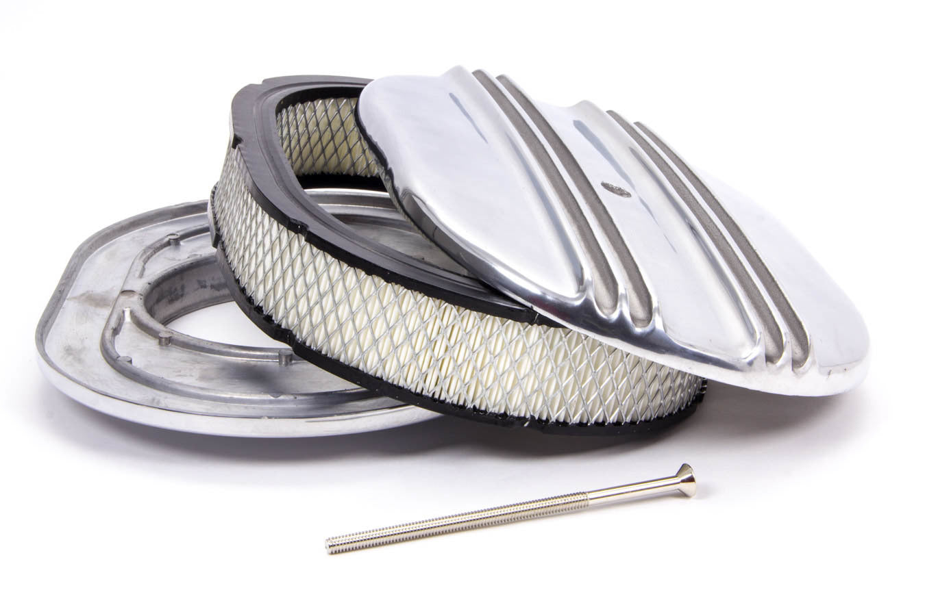 Racing Power Co-packaged RPCR6320 12x2 Alum Oval Finned A/C Polished