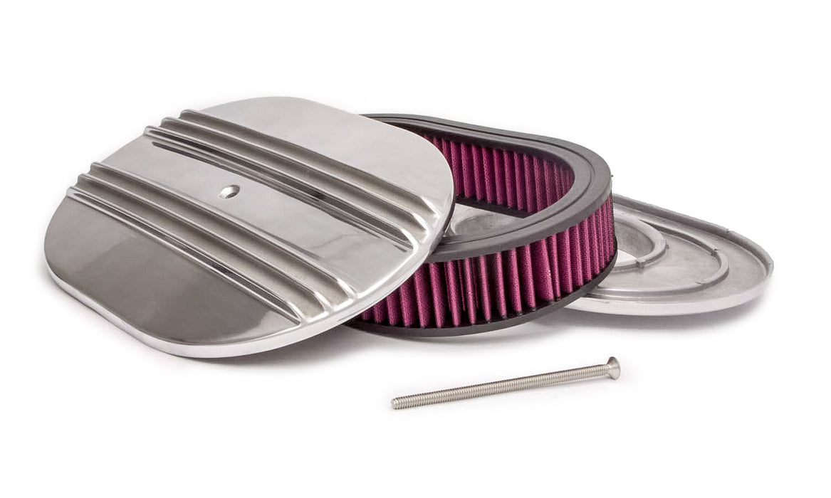 Racing Power Co-packaged RPCR6321 12x2 Alum Oval Finned A/C Polished