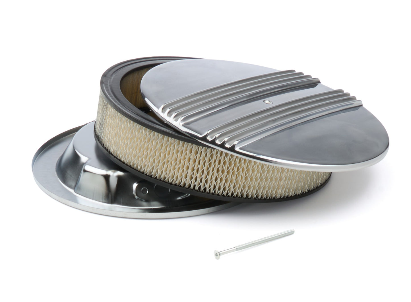 Racing Power Co-packaged RPCR6722 14x3 Alum Round Finned Flat Base A/C