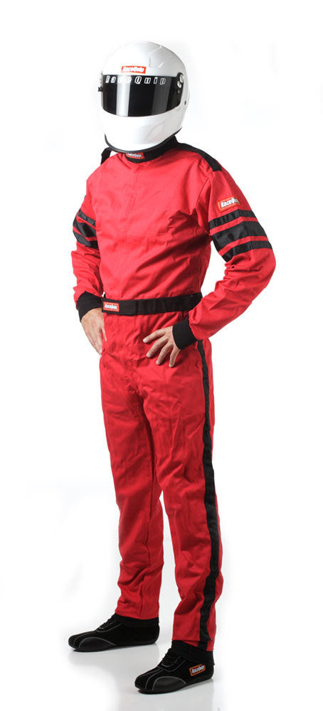Racequip RQP110015 Red Suit Single Layer Large