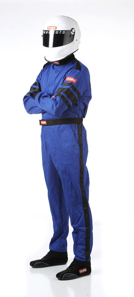 Racequip RQP110024 Blue Suit Single Layer Med-Tall