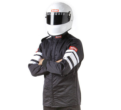 Racequip RQP121004 Black Jacket Multi Layer Med-Tall