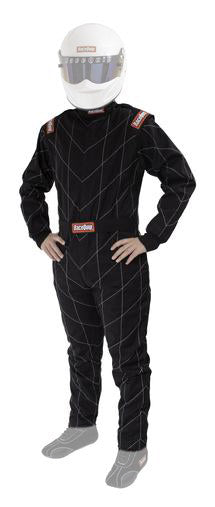 Racequip RQP130906 Suit Chevron Black X- Large SFI-1