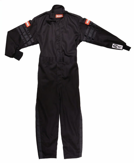 Racequip RQP1959997 Black Suit Single Layer Kids XX-Large Black Trim