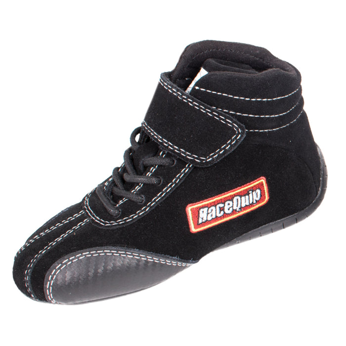 Racequip RQP30400912 Shoe Ankletop Black Kids Size 12 SFI 3.3/7