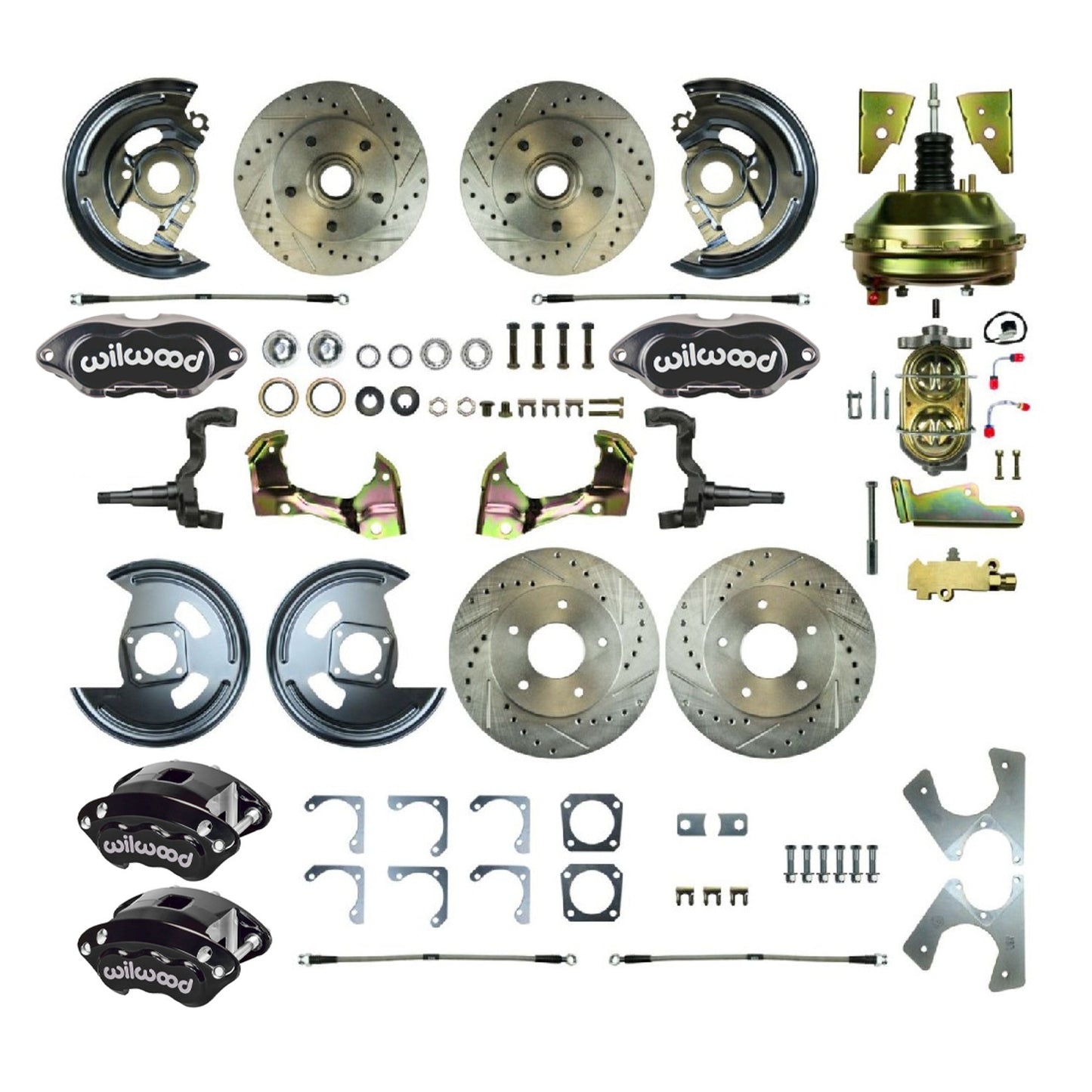 Right Stuff Detailing RSDAFXDC21CS 64 - 72 GM A-Body Disc Brake Conversion