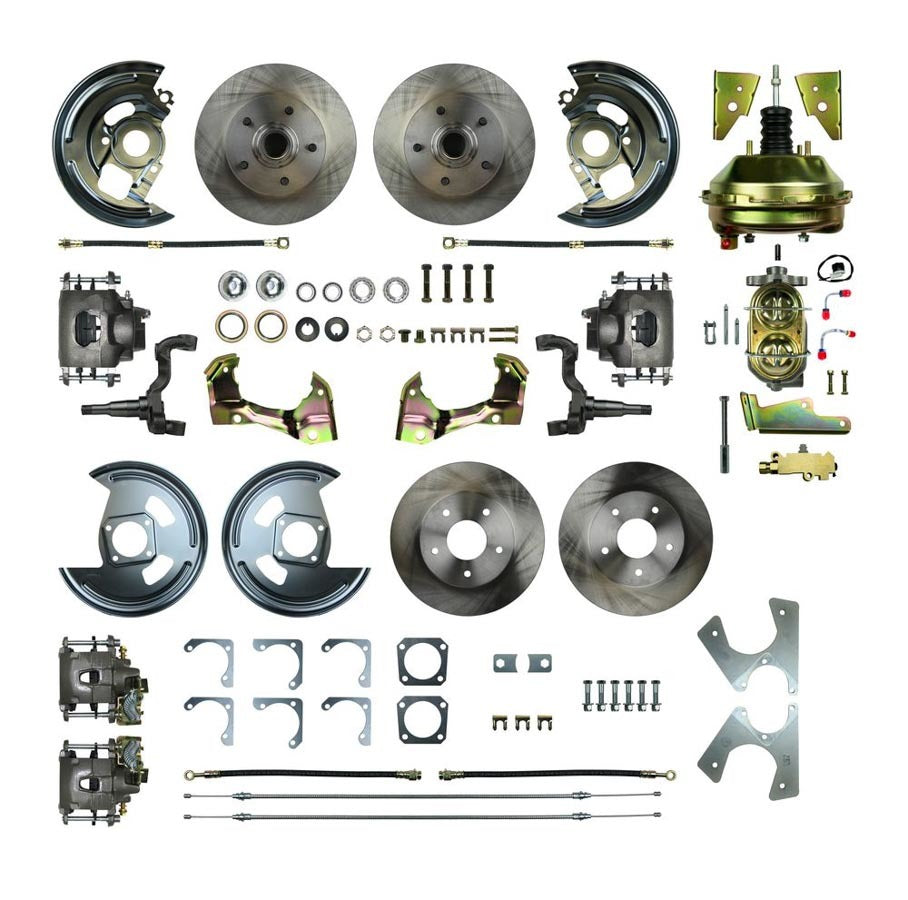 Right Stuff Detailing RSDAFXDC41C 64-72 A Body 4 Wheel Disc Brake Conversion