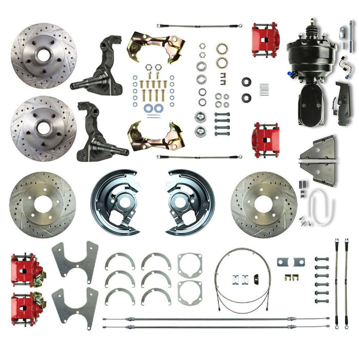 Right Stuff Detailing RSDAFXDC45CZY 69-74 GM A/F/X-Body Disc Brake Conversion