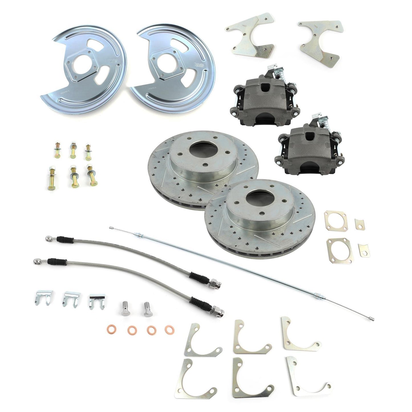 Right Stuff Detailing RSDAFXDS05 Disc Brake Conversion Rear w/Parking Brake