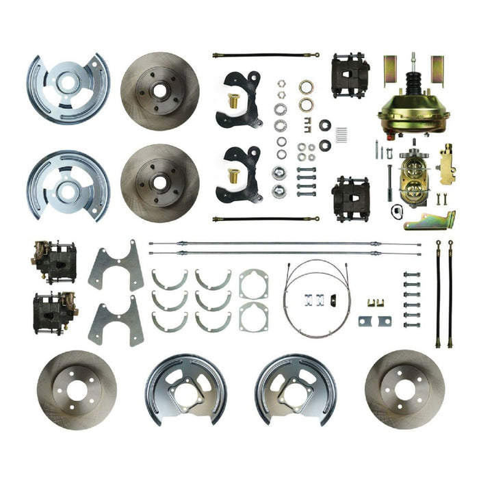 Right Stuff Detailing RSDFSC554DCC 55 - 57 Full Size Chevy Power Brake Conversion