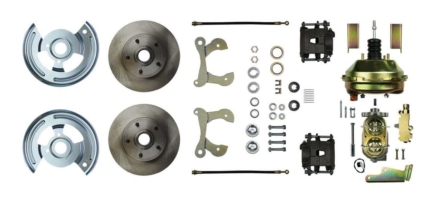 Right Stuff Detailing RSDFSC55DCC 55-57 Chevy Front Disc Brake Conversion