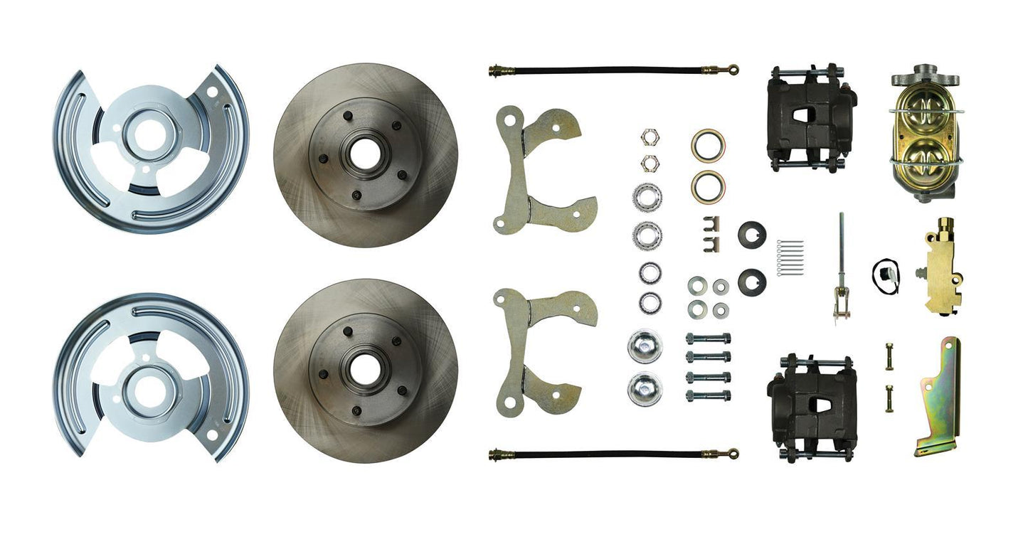 Right Stuff Detailing RSDFSC55SDC 55-57 Full Size Chevy Disc Brake Conversion