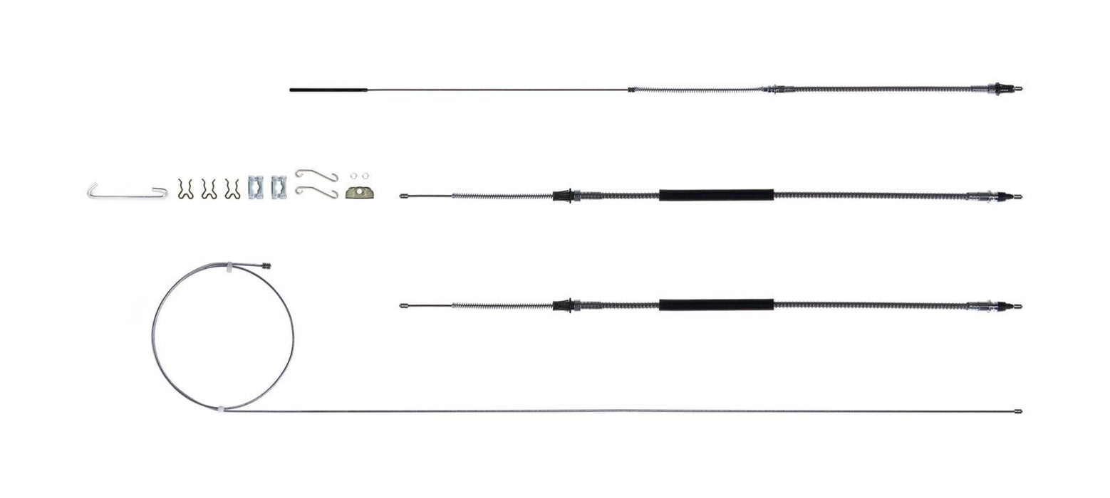 Right Stuff Detailing RSDRSBCC03 68-72 Chevelle Brake Cable Set w/Hardware