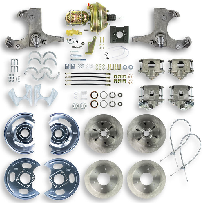 Right Stuff Detailing RSDTDC6356 63-66 Chevy C10 Disc Brake Conversion