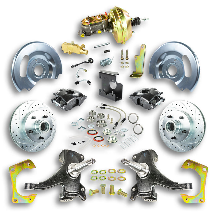 Right Stuff Detailing RSDTDC6725DB 67-70 Chevy C10 Disc Brake Conversion
