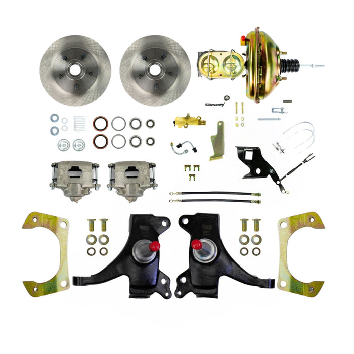 Right Stuff Detailing RSDTDC7125DB Power Front Disc Brake Conversion